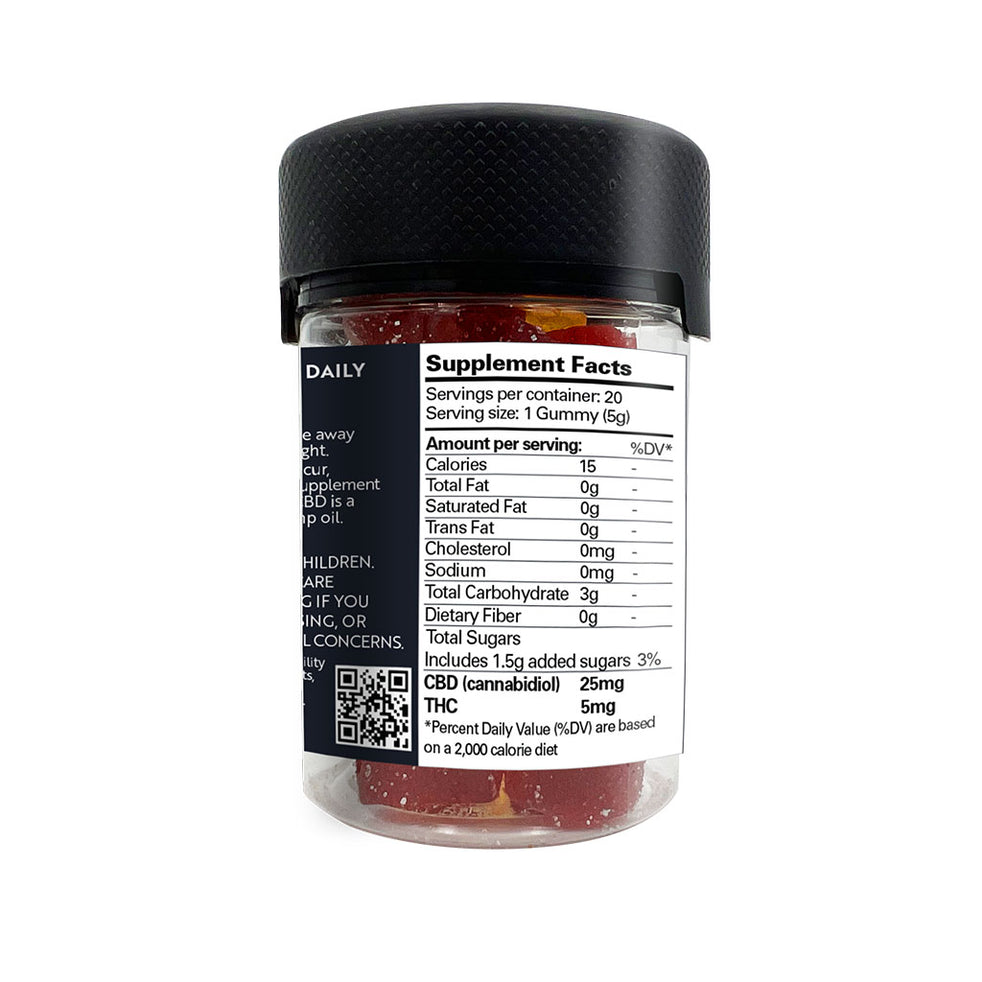Keola 25mg Full Spectrum Gummies supplement facts
