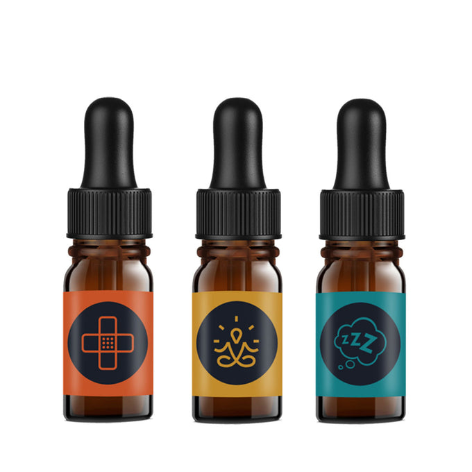 Keola 15 Day CBD Oil Trial Pack Bottles