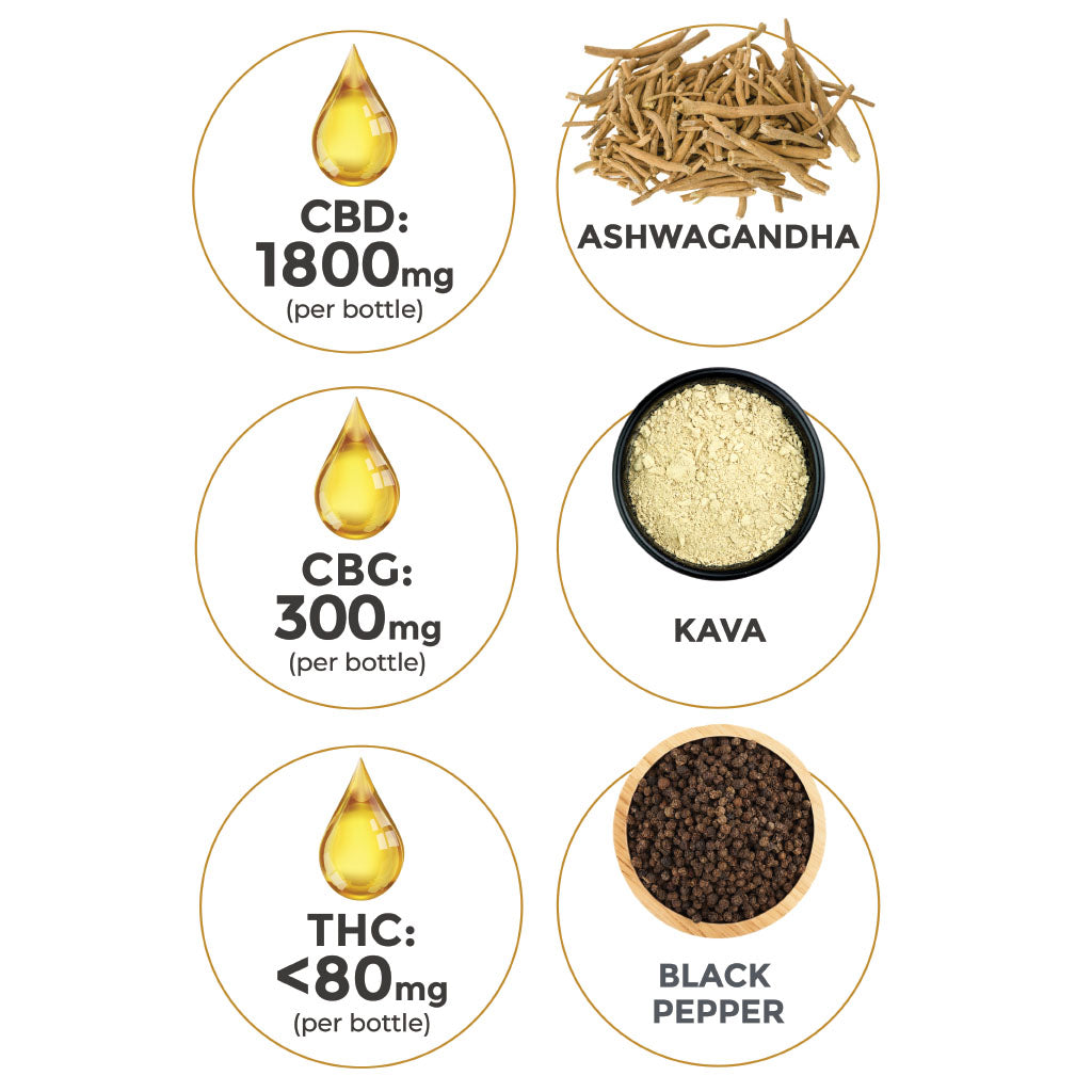 Stress Less CBD Oil Tincture